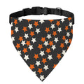 Halloween Star Pattern Print Over The Collar Dog Bandana