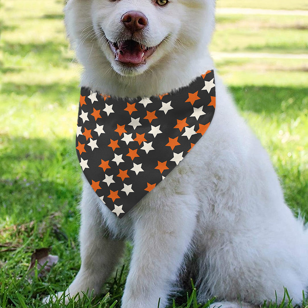 Halloween Star Pattern Print Over The Collar Dog Bandana