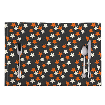 Halloween Star Pattern Print Placemat