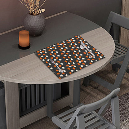 Halloween Star Pattern Print Placemat