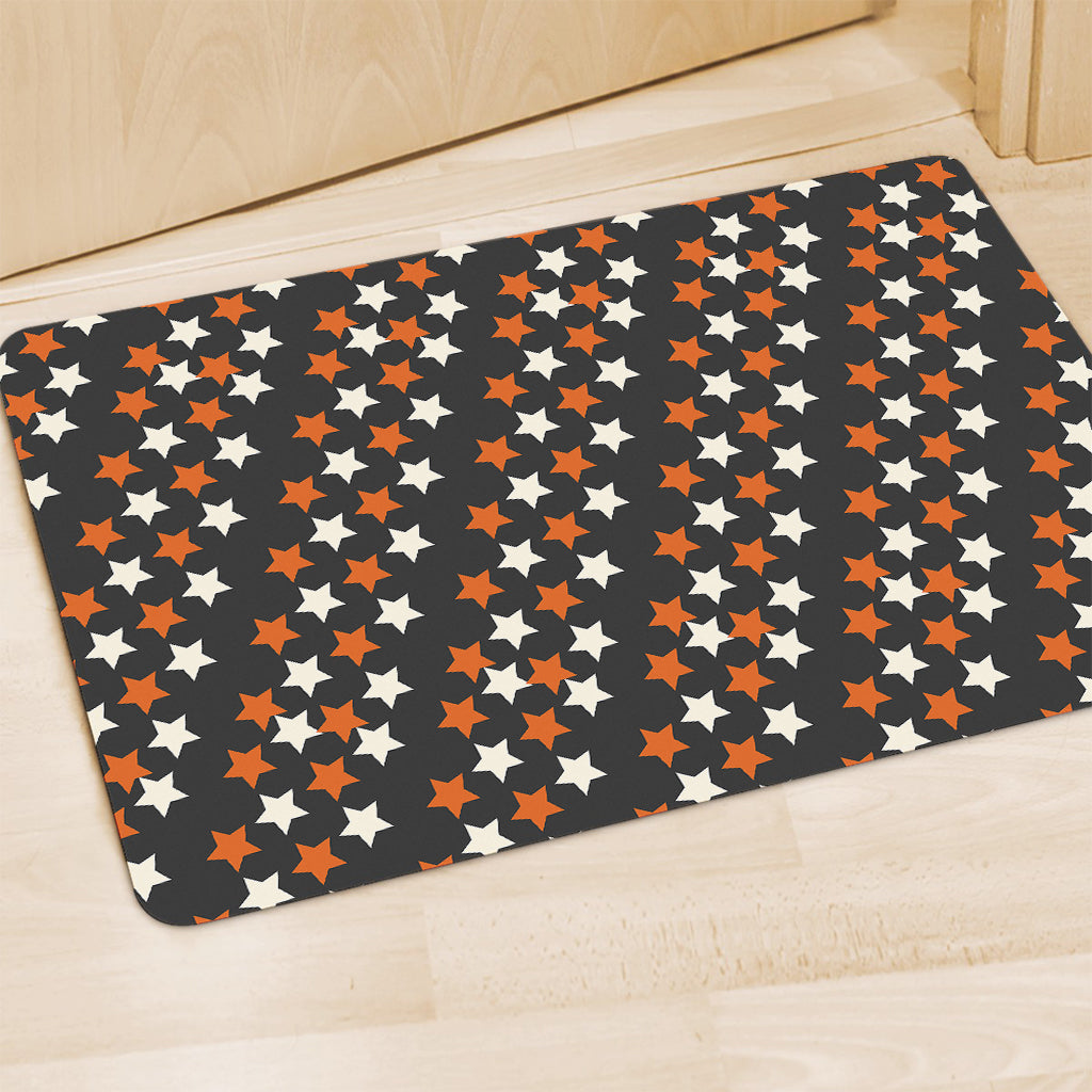 Halloween Star Pattern Print Polyester Doormat