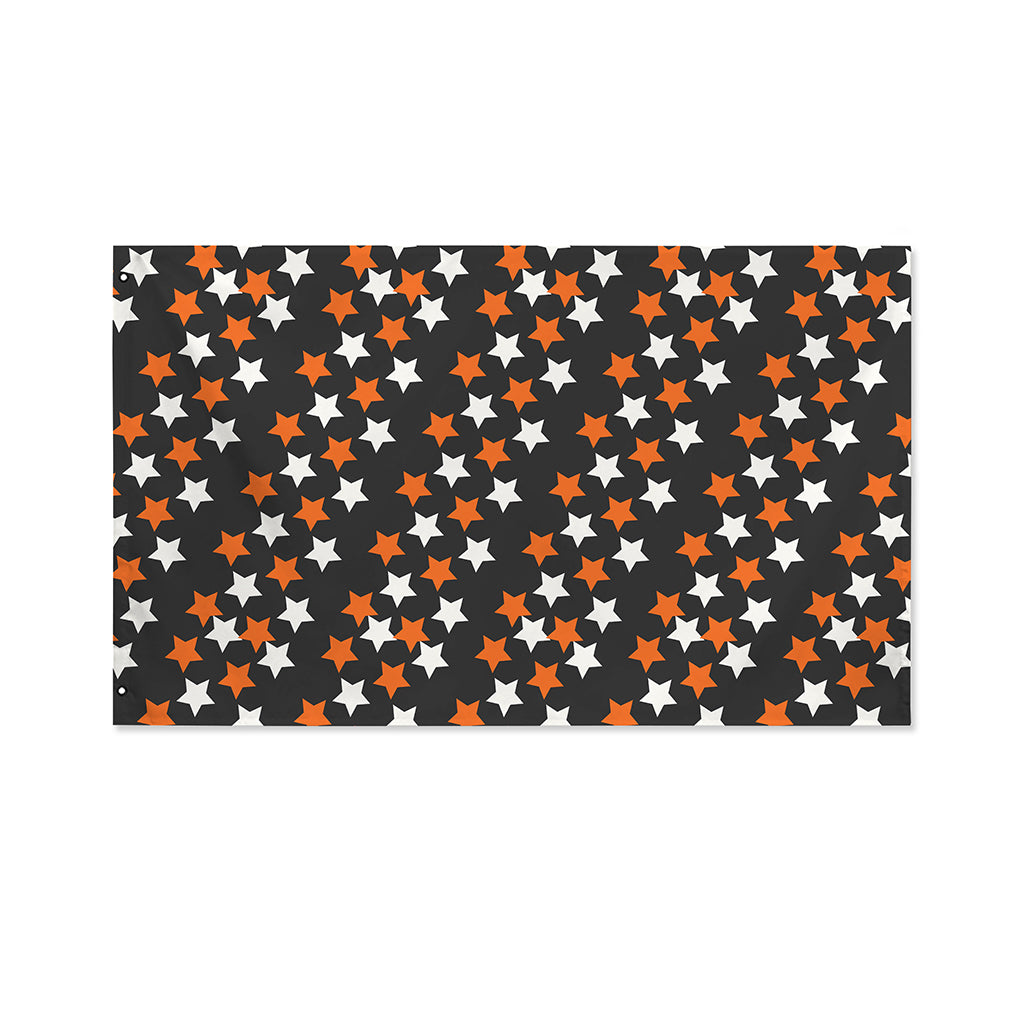 Halloween Star Pattern Print Polyester Flag