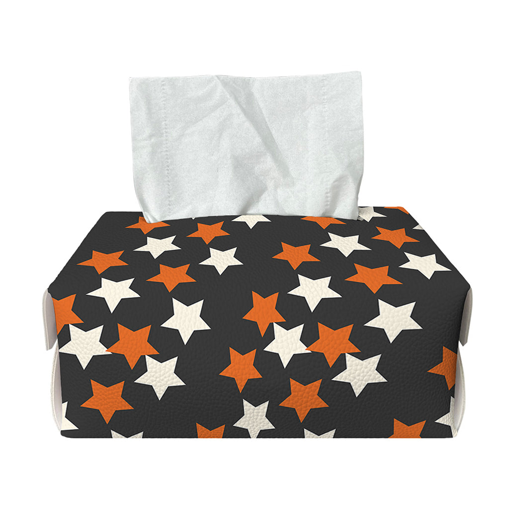 Halloween Star Pattern Print Rectangle Tissue Box Cover