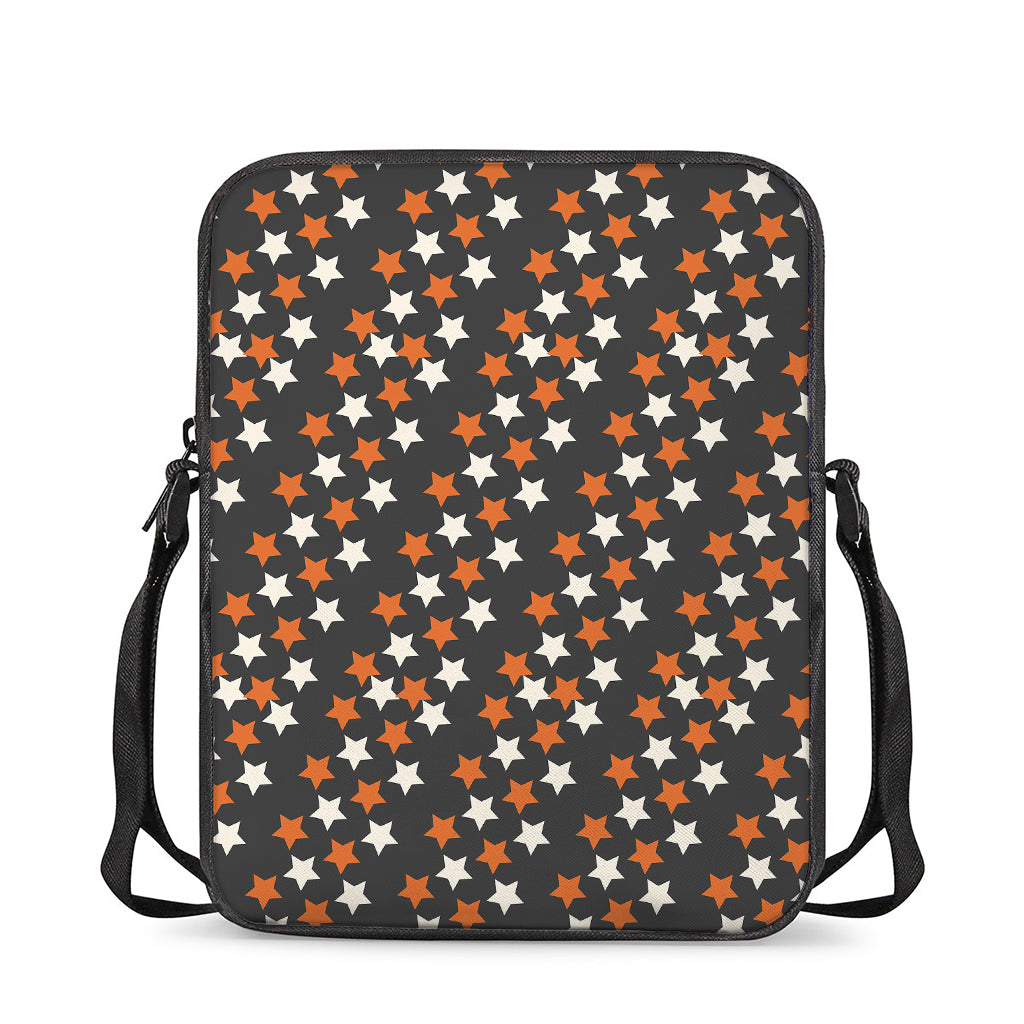 Halloween Star Pattern Print Rectangular Crossbody Bag