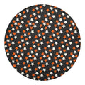 Halloween Star Pattern Print Round Blanket