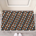 Halloween Star Pattern Print Rubber Doormat