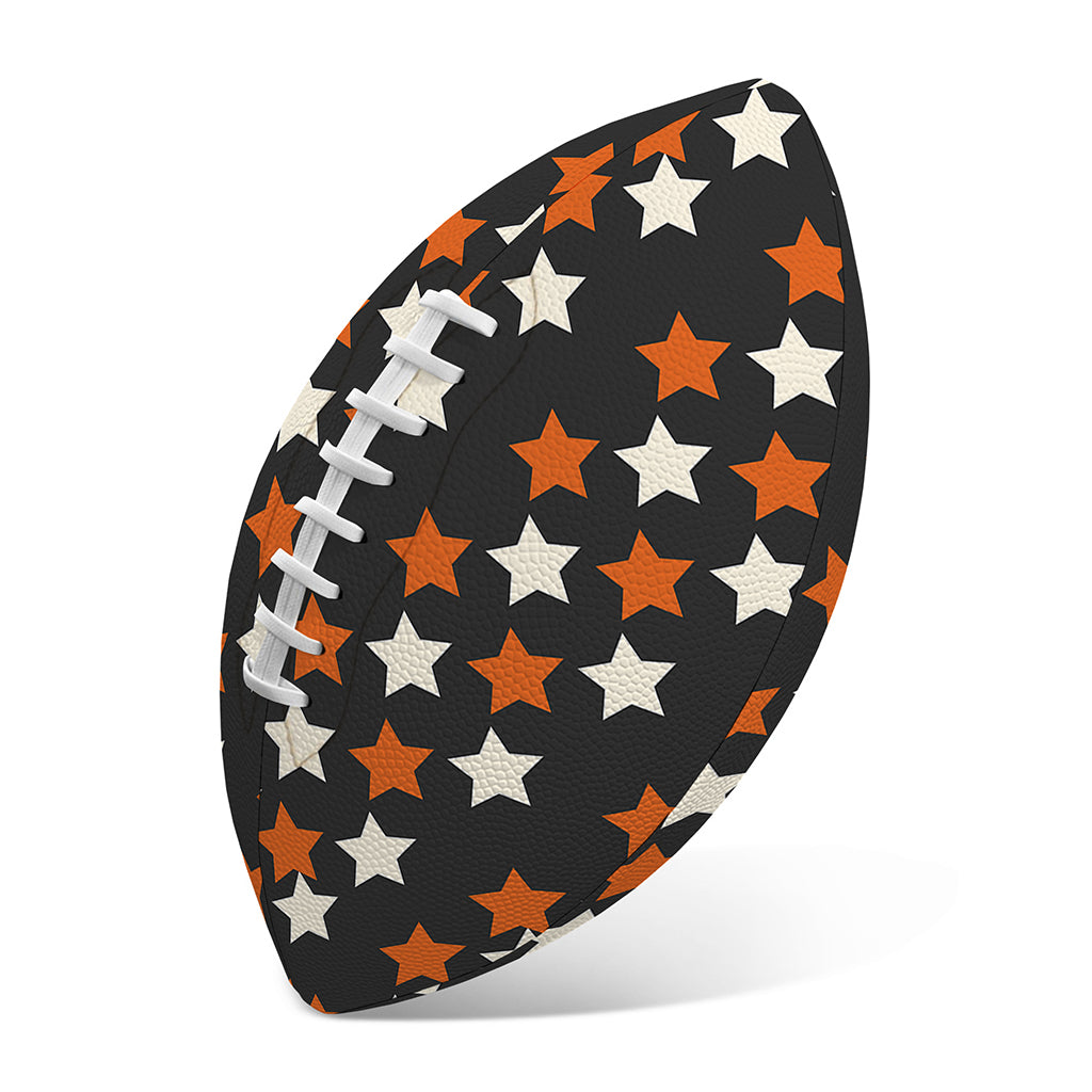 Halloween Star Pattern Print Rugby Ball