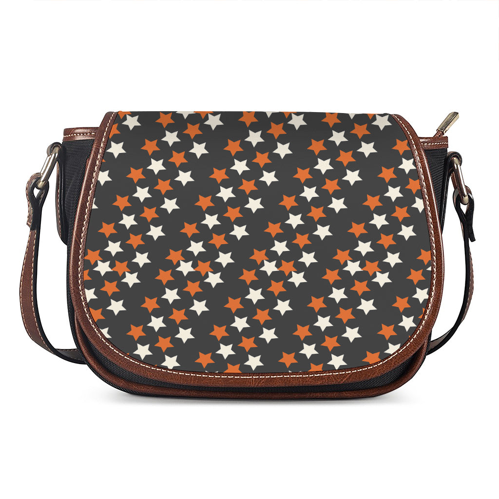 Halloween Star Pattern Print Saddle Bag