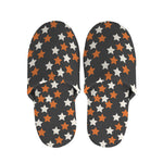 Halloween Star Pattern Print Slippers