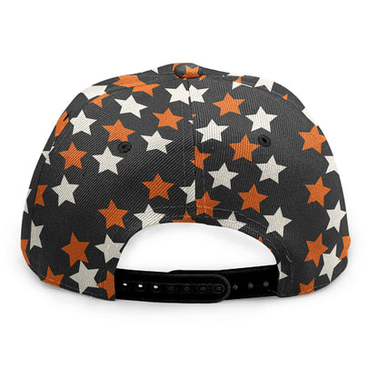 Halloween Star Pattern Print Snapback Cap
