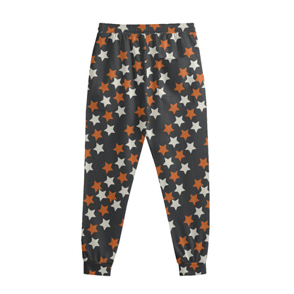Halloween Star Pattern Print Sweatpants