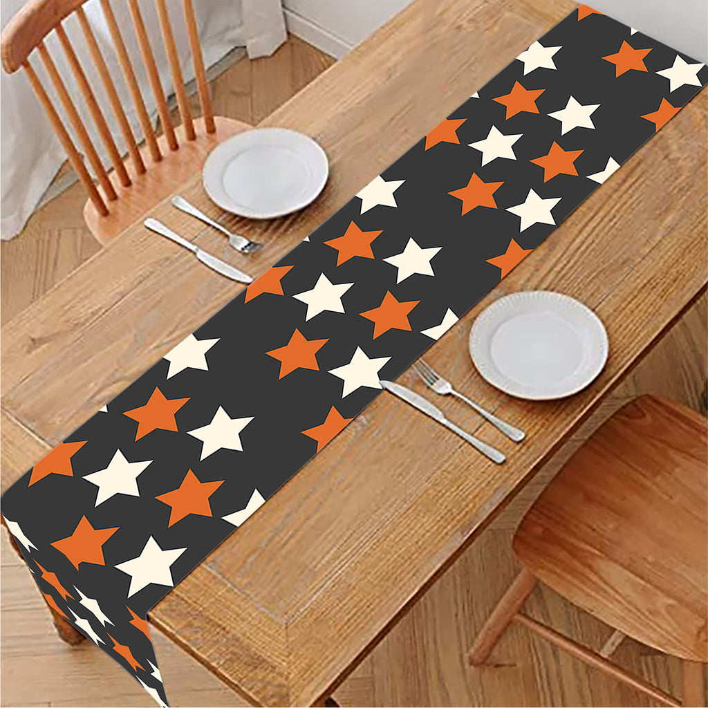 Halloween Star Pattern Print Table Runner