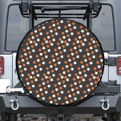 Halloween Star Pattern Print Tire Cover