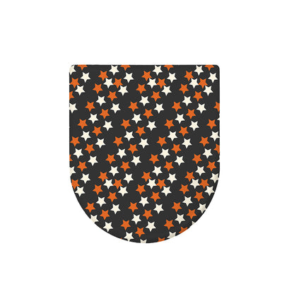 Halloween Star Pattern Print Toilet Lid Cover