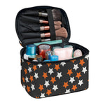Halloween Star Pattern Print Travel Makeup Bag