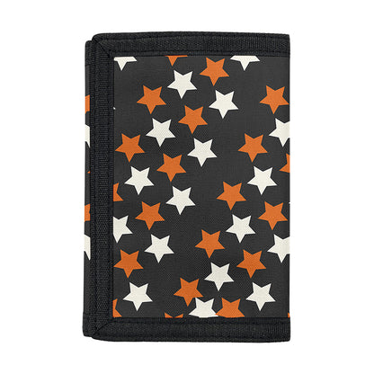 Halloween Star Pattern Print Trifold Wallet
