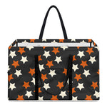 Halloween Star Pattern Print Utility Tote Bag