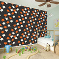 Halloween Star Pattern Print Wall Sticker