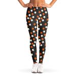 Halloween Star Pattern Print Women's Leggings