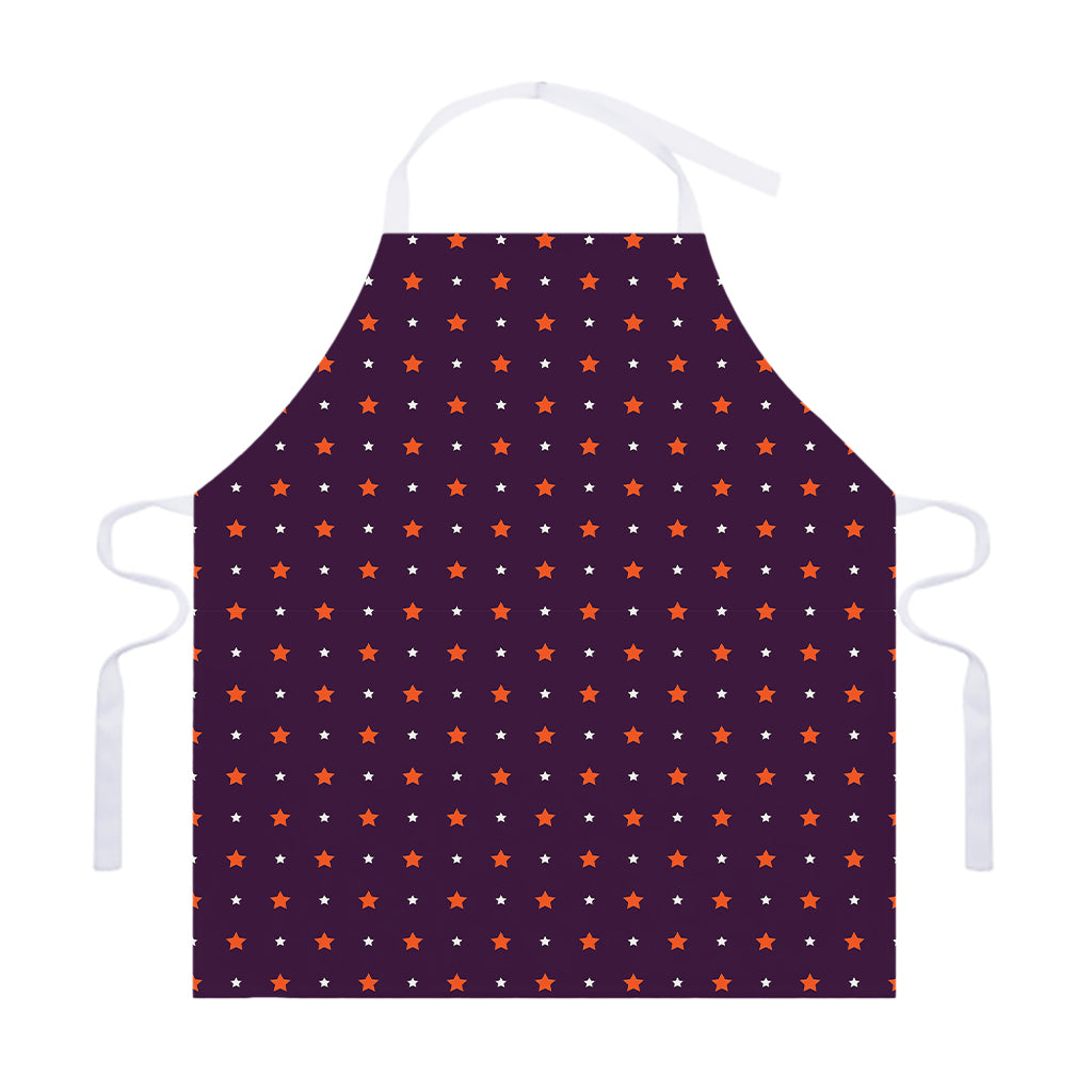 Halloween Stars Pattern Print Adjustable Apron