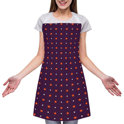 Halloween Stars Pattern Print Adjustable Apron