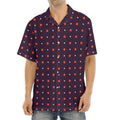Halloween Stars Pattern Print Aloha Shirt