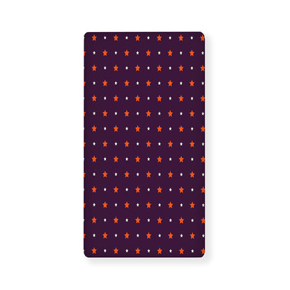 Halloween Stars Pattern Print Baby Crib Sheet