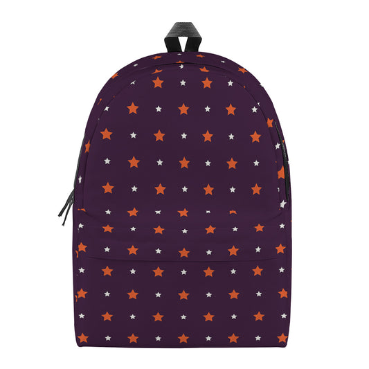 Halloween Stars Pattern Print Backpack