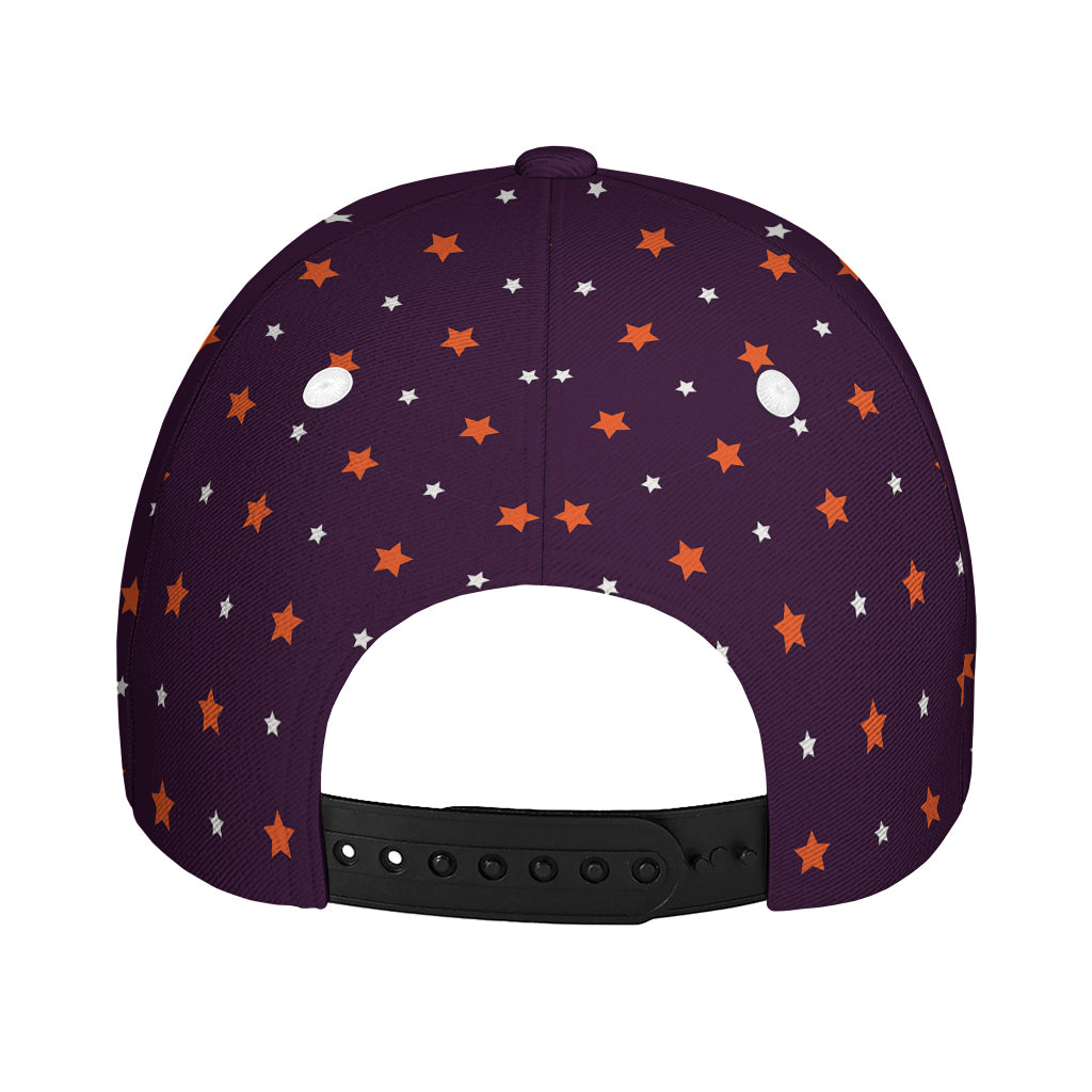 Halloween Stars Pattern Print Baseball Cap