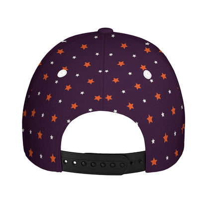 Halloween Stars Pattern Print Baseball Cap