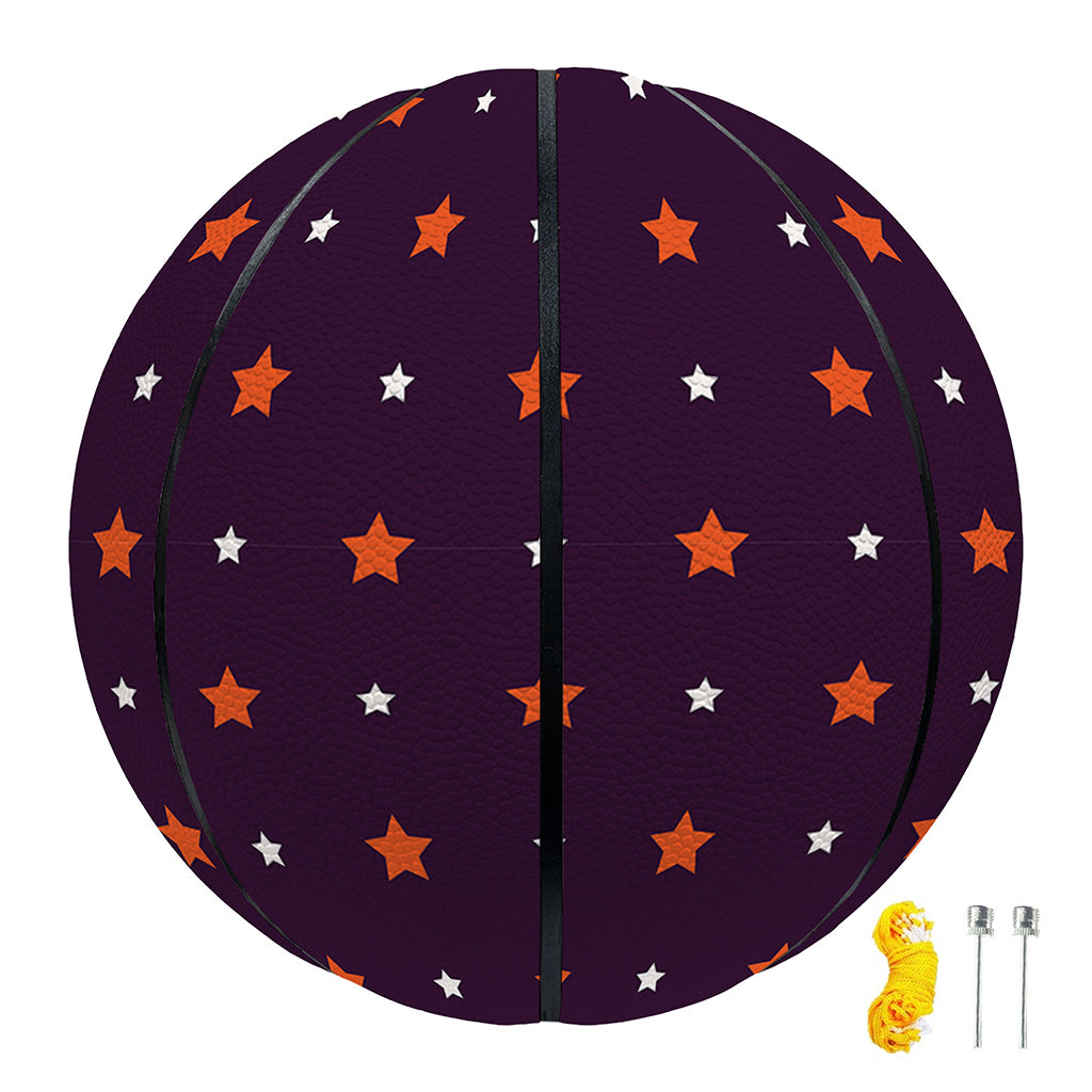 Halloween Stars Pattern Print Basketball