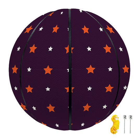 Halloween Stars Pattern Print Basketball