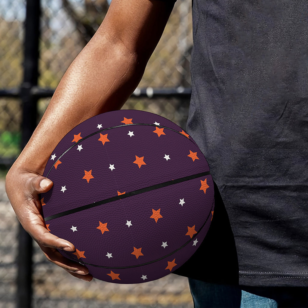 Halloween Stars Pattern Print Basketball