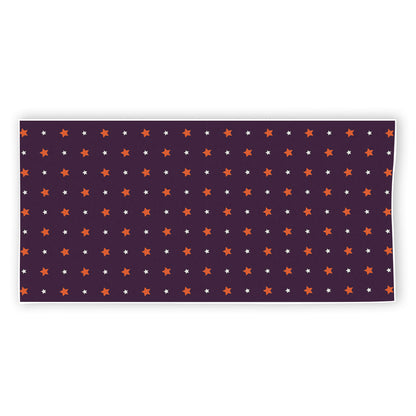 Halloween Stars Pattern Print Beach Towel