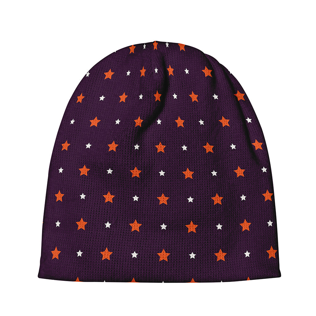 Halloween Stars Pattern Print Beanie