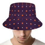 Halloween Stars Pattern Print Bucket Hat