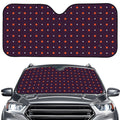 Halloween Stars Pattern Print Car Windshield Sun Shade