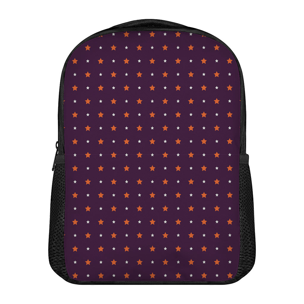 Halloween Stars Pattern Print Casual Backpack