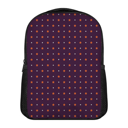 Halloween Stars Pattern Print Casual Backpack