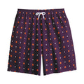 Halloween Stars Pattern Print Cotton Shorts