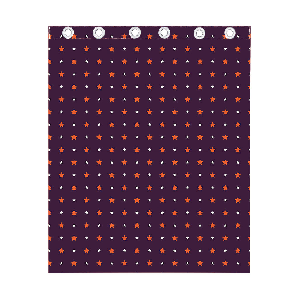 Halloween Stars Pattern Print Curtain