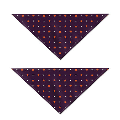 Halloween Stars Pattern Print Dog Bandana
