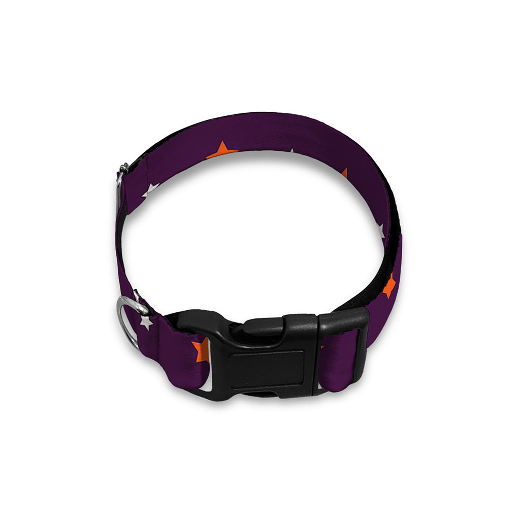 Halloween Stars Pattern Print Dog Collar