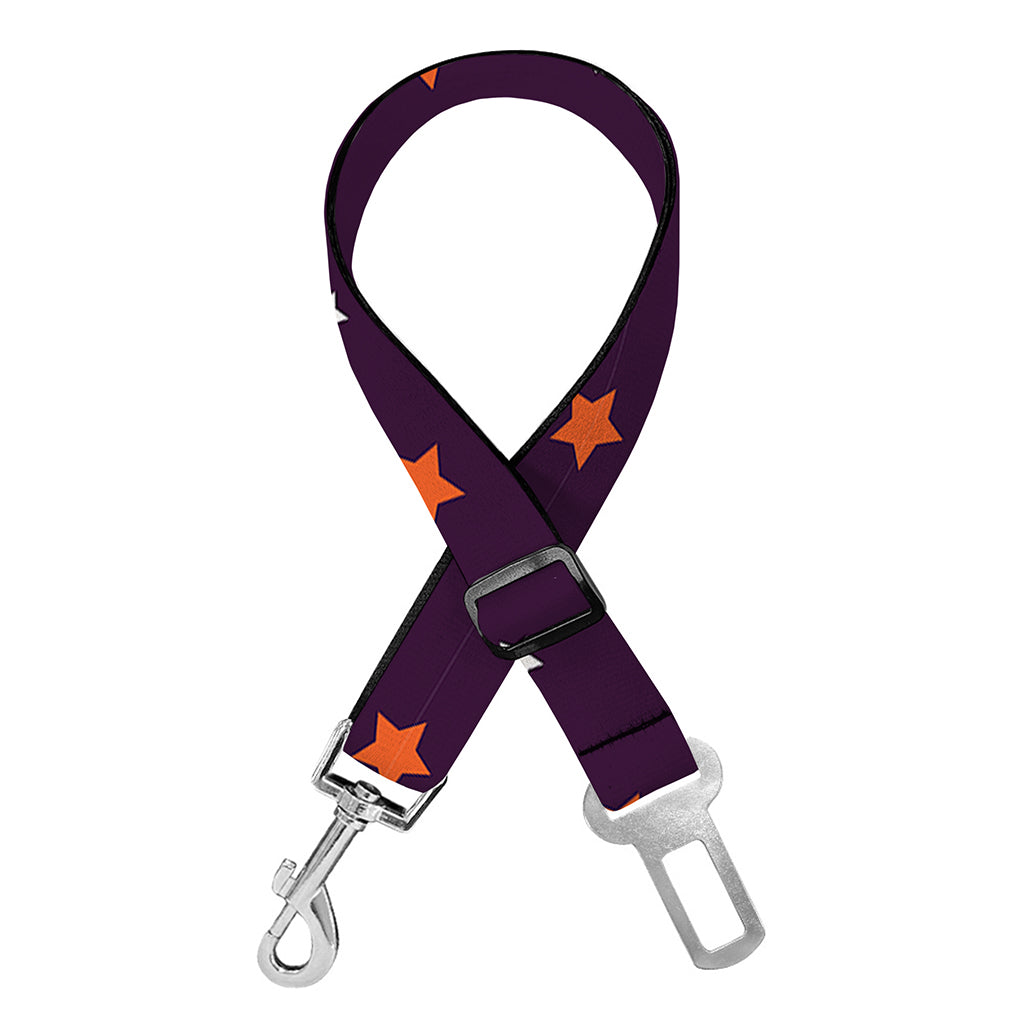 Halloween Stars Pattern Print Dog Seat Belt