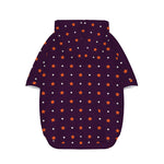 Halloween Stars Pattern Print Dog Zip Up Hoodie