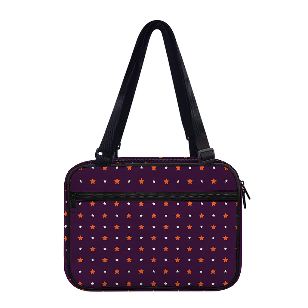 Halloween Stars Pattern Print Double Strap Bible Bag