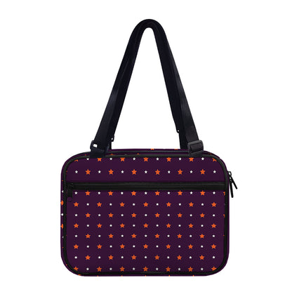 Halloween Stars Pattern Print Double Strap Bible Bag