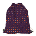 Halloween Stars Pattern Print Drawstring Bag