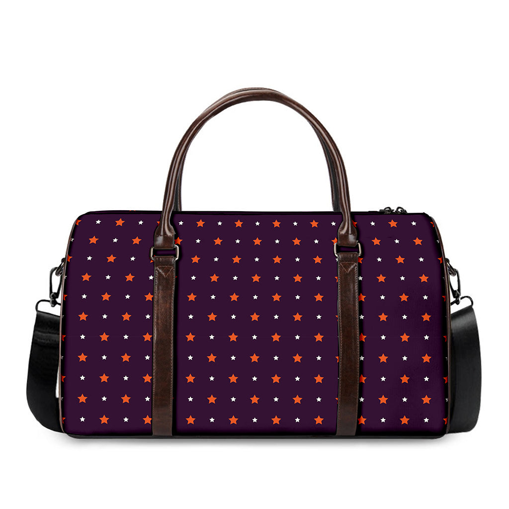 Halloween Stars Pattern Print Duffle Bag