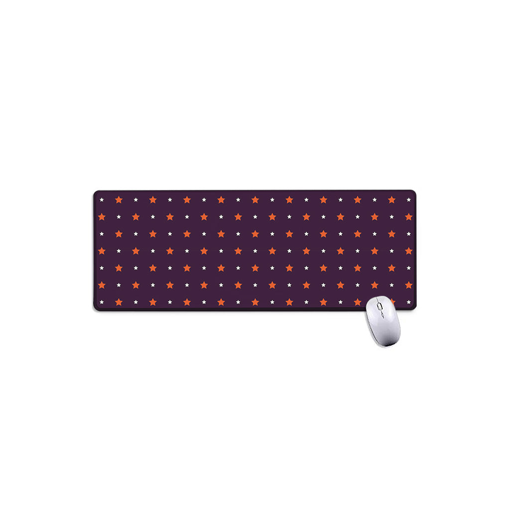 Halloween Stars Pattern Print Extended Mouse Pad